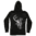 Skull girlie zipper hoodie, full embroidered